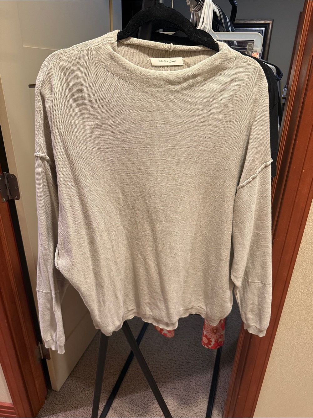 Beige  Women’s Cozy Knit Sweater